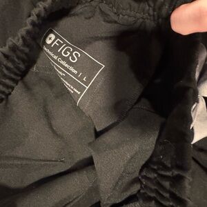Figs Technical Collection Black Pants